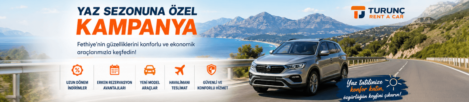 <h3 class='contentbaslik'>2026 Summer Car Rental Deals in Fethiye | Dalaman Airport & Ölüdeniz Rent A Car</h3>