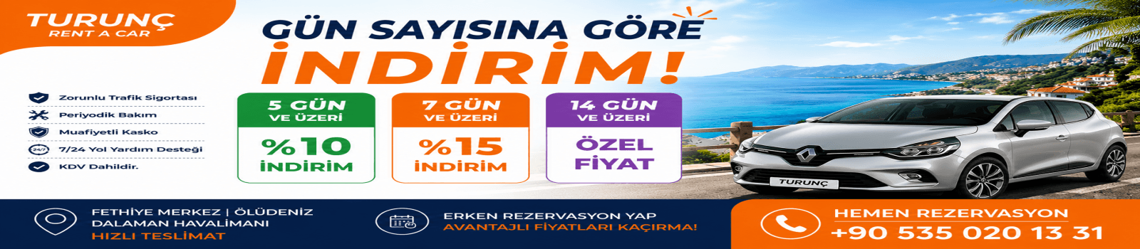 <h3 class='contentbaslik'>Special Discount Opportunity Based on the Number of Days — Exclusive to the Summer Season!</h3>